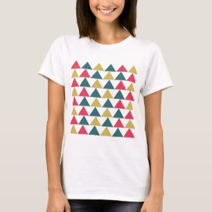 Triangle Colourful Geometric Triangle Pattern T-Shirt