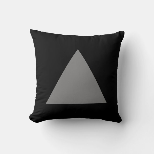 Triangle Colours - 50pc Grey with Black Cushion (Front)