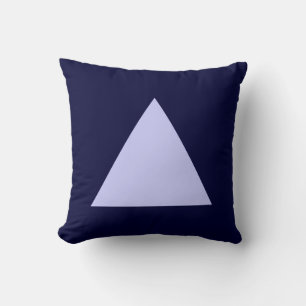 Triangle Colours - Powder Blue with Dk Navy Cushion