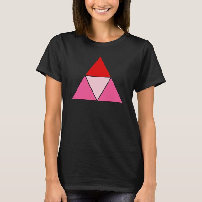 Triangle concept power and stability T-Shirt (Front)