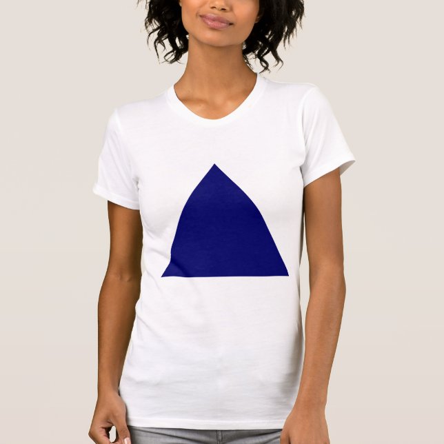 Triangle - Deep Navy Blue T-Shirt (Front)