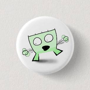 Triangle Dude Young Balancing 3 Cm Round Badge