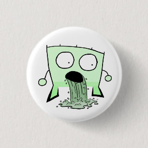 Triangle Dude Young Barfing 3 Cm Round Badge