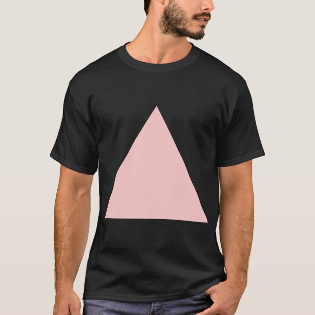 Triangle - Faded Pink T-Shirt (Front)