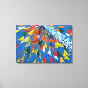 Triangle Flag Decoration Canvas Print