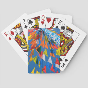 Triangle Flag Decoration Playing Cards