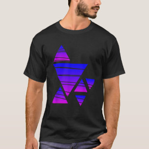 Triangle Geometric Shapes Colours tee
