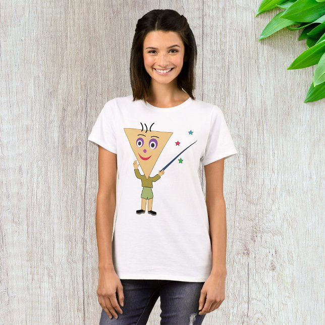 Triangle Head Character Womens T-Shirt (Creator Uploaded)