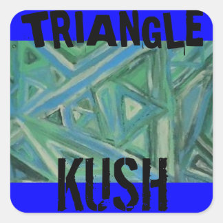 TRIANGLE KUSH SQUARE STICKER