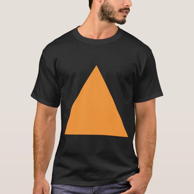 Triangle - Light Orange T-Shirt (Front)