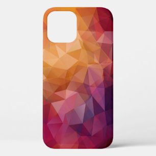Triangle Mosaic: Dark Vintage iPhone 12 Case