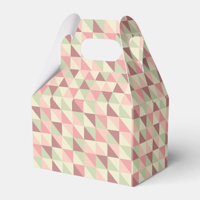 Triangle Mosaic Favour Box (Front Side)