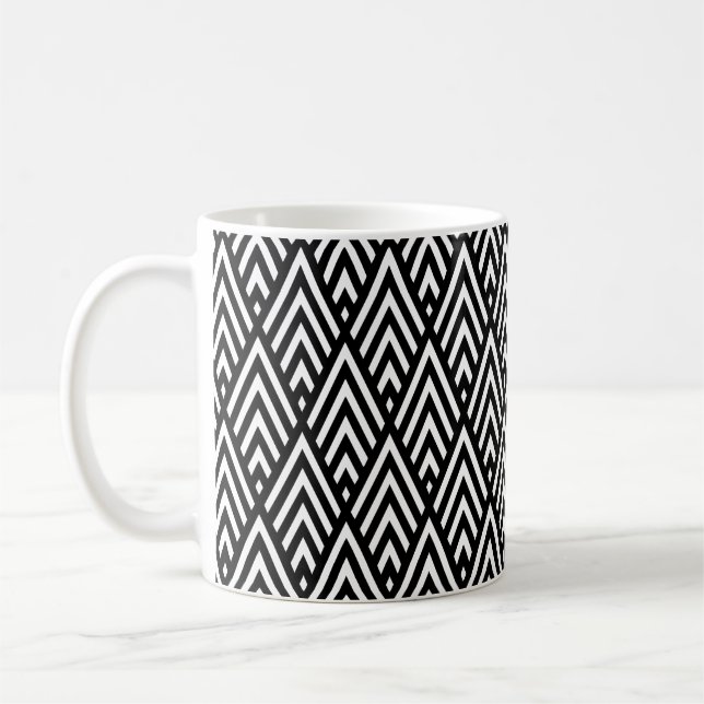 Triangle pattern coffee mug (Left)