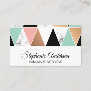 Triangle Pattern   Modern Pattern Business Card