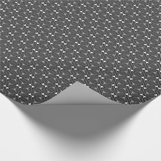Triangle pattern wrapping paper (Corner)