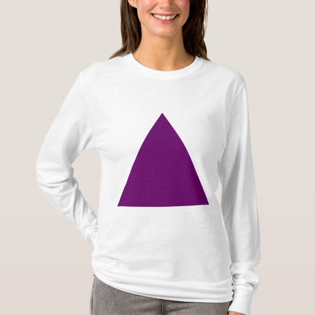 Triangle - Plum T-Shirt (Front)