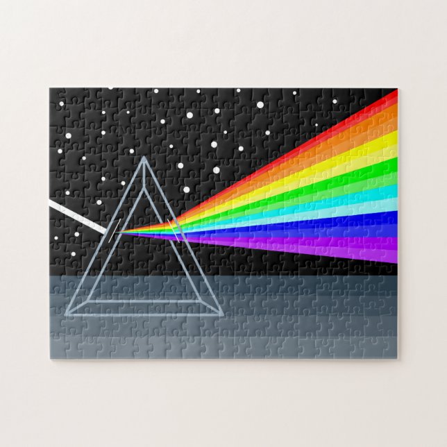 Triangle Rainbow Jigsaw Puzzle (Horizontal)