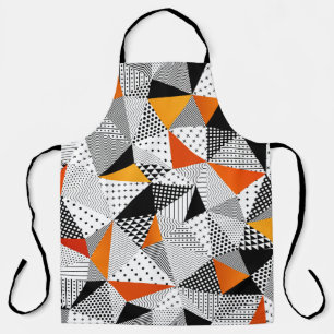 Triangle seamless pattern. Contrasting fashionable Apron