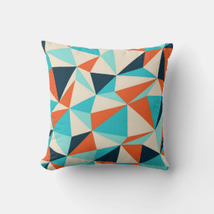 Triangle seamless pattern cushion