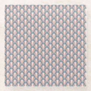 Triangle Shapes Glass Coaster