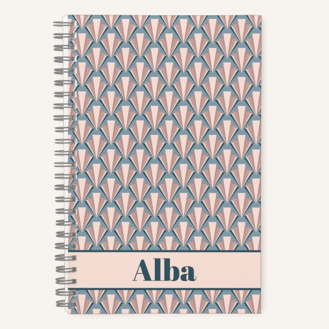 Triangle Shapes Notebook (Front)