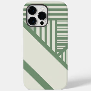 Triangle stripes in Green Case-Mate iPhone 14 Pro Max Case