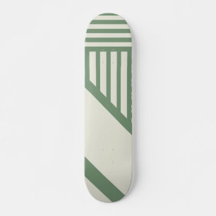 Triangle stripes in Green Skateboard