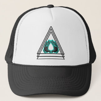 triangle trucker hat