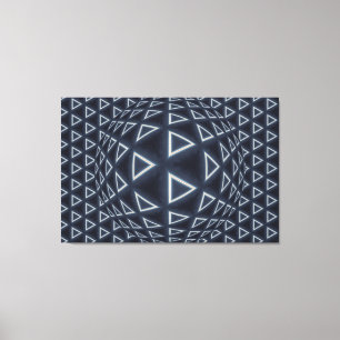 Triangle World Canvas Print