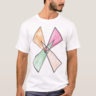 Triangle-X Motif T-shirt