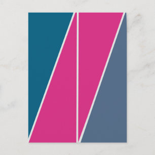 Triangles Abstract Geometric Design Postcard