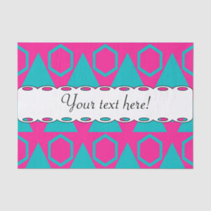 Triangles and honeycombs pattern tissue paper