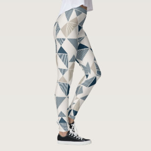 Triangles Dashes Lines  Leggings
