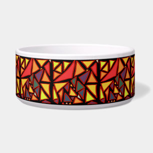 Triangles Geometric Mosaic Multicolor