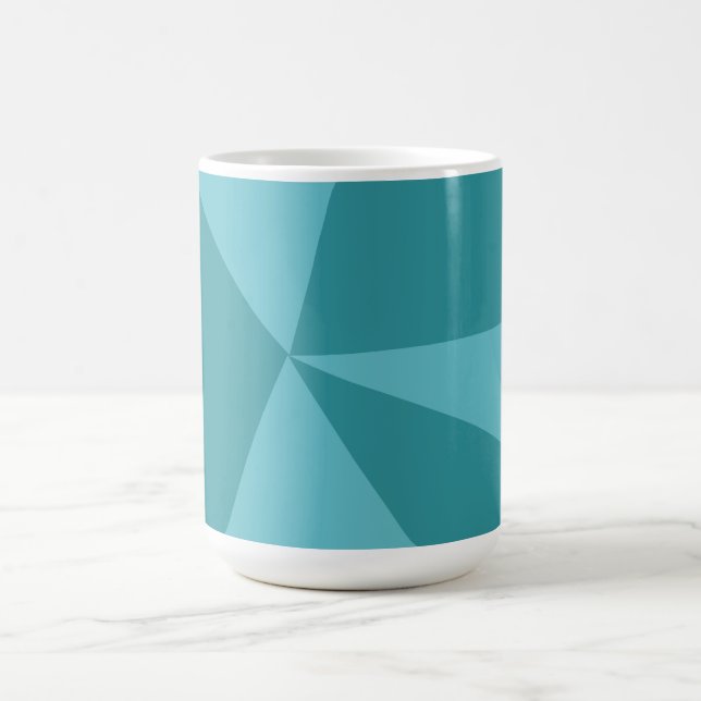 Triangles geometric pattern coffee mug (Center)