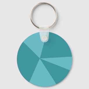 Triangles geometric pattern key ring