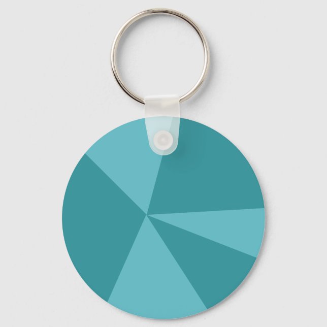 Triangles geometric pattern key ring (Front)