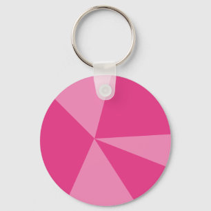 Triangles geometric pattern key ring