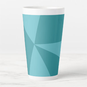 Triangles geometric pattern latte mug