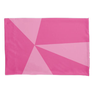 Triangles geometric pattern pillowcase