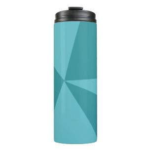 Triangles geometric pattern thermal tumbler