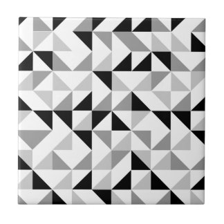 Triangles geometric pattern tile