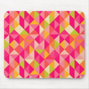 Triangles geometrical pattern mouse mat