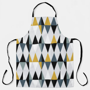 Triangles: Modern Vintage Geometric Pattern. Apron