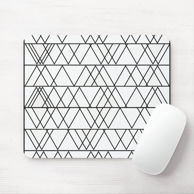 Triangles  mouse mat (With Mouse)