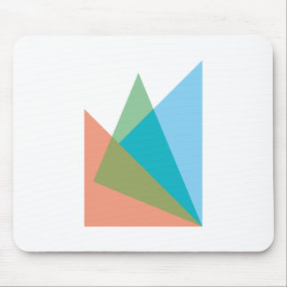 triangles mouse mat