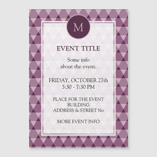 Triangles Pattern (Front)