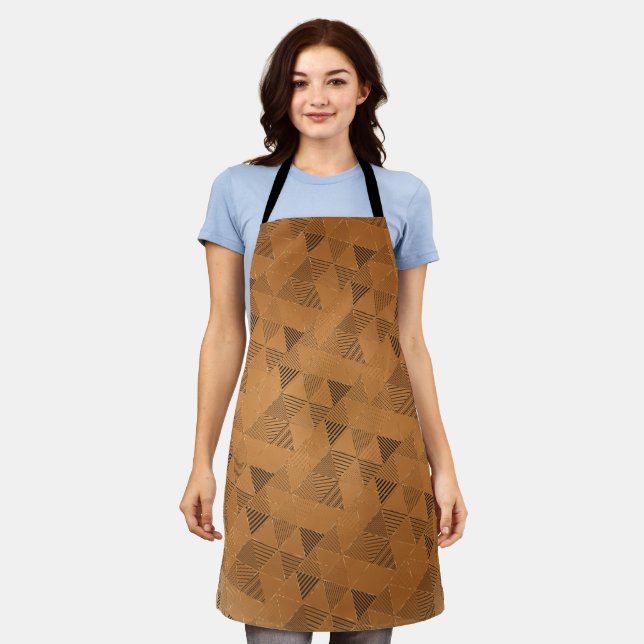Triangles Pattern 5 Apron (Worn)