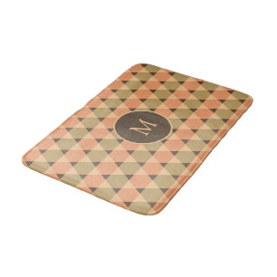 Triangles Pattern Bath Mat