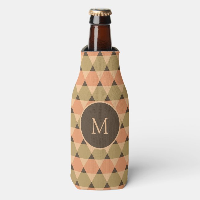 Triangles Pattern Bottle Cooler (Bottle Front)